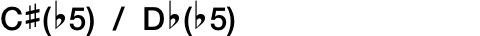 C#(b5) / Db(b5)